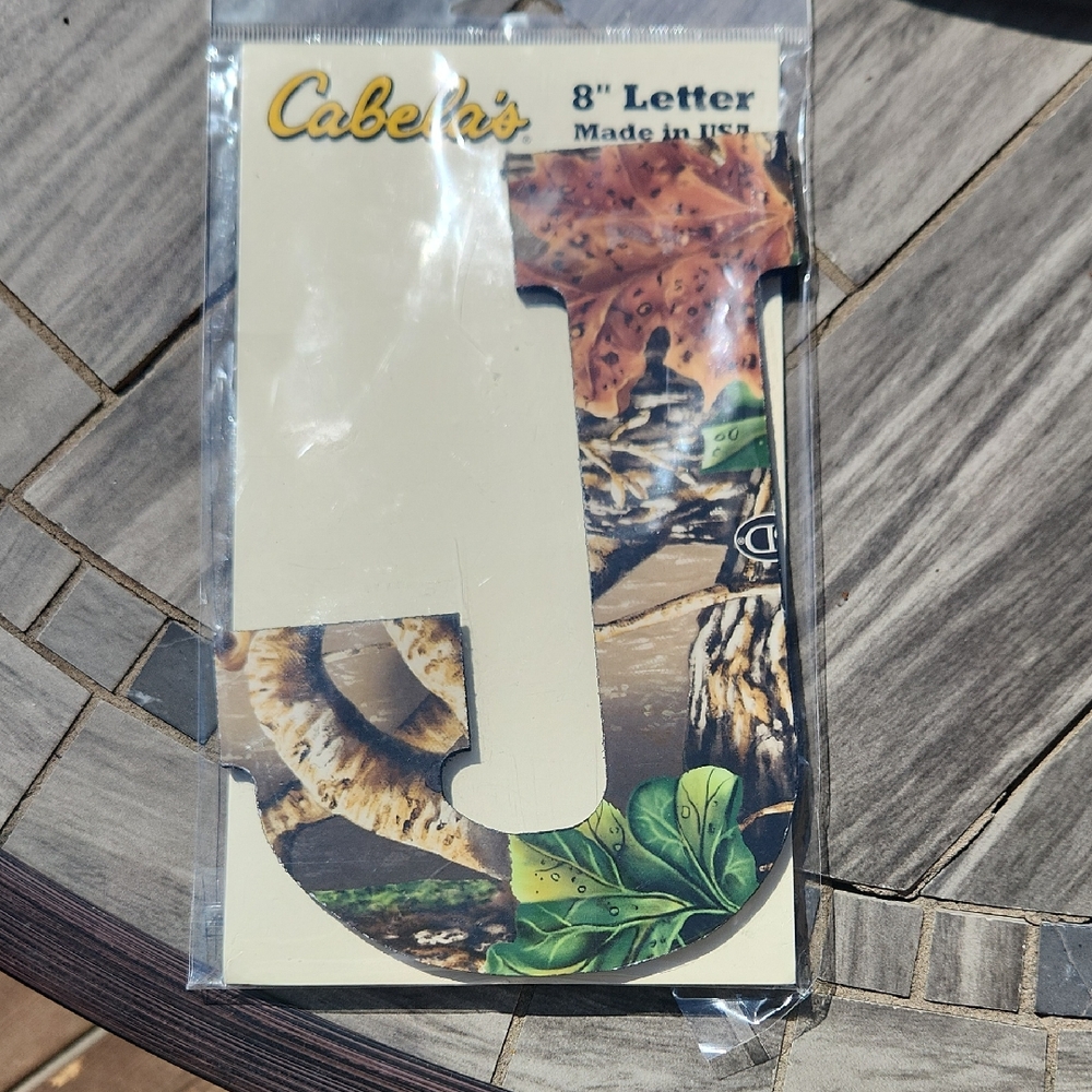 Cabela's Nature Inspired Letter J